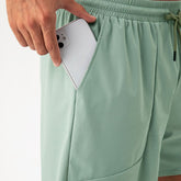 Mint Light Material Padel Shorts for Men